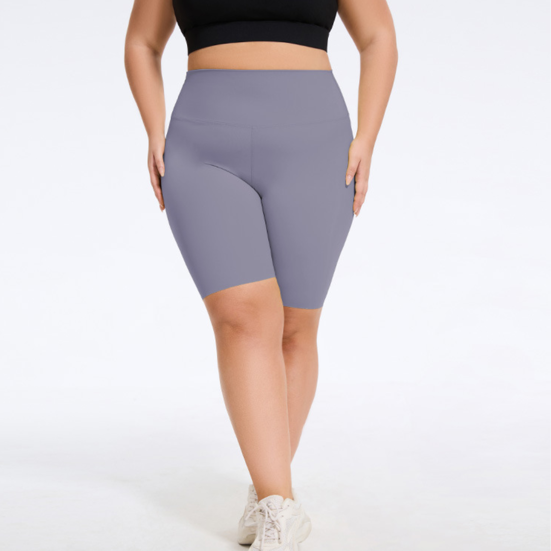 Sodalemon - Wholesale Sportkledingset - Dames - Plus size dames billenliftende yoga capri legging1