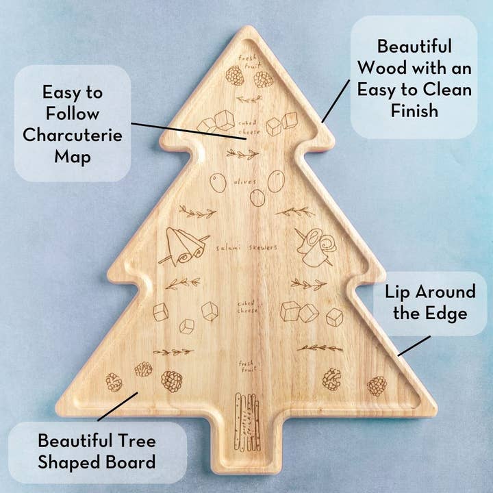 Sophistiplate - Wholesale Cheese Board - Meg Quinn Cheese Map Board | Charcu-Tree | 18"x15.33"