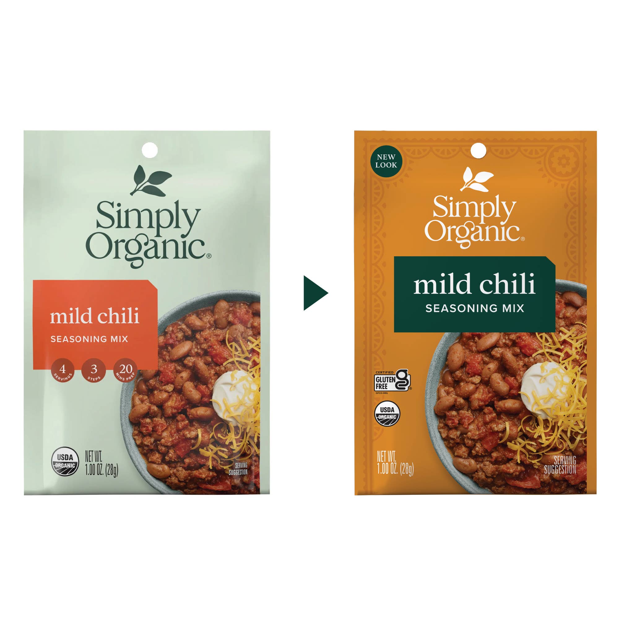 Simply Organic - Wholesale Dried Spice Mix - Mild Chili Seasoning Mix, Certified Organic, Kosher, 1 Oz9