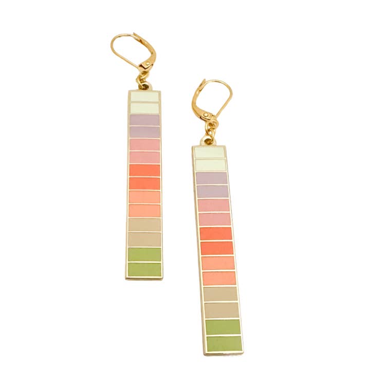 Korallenohrringe Farbstudie II für den Großhandel von Kinzoku