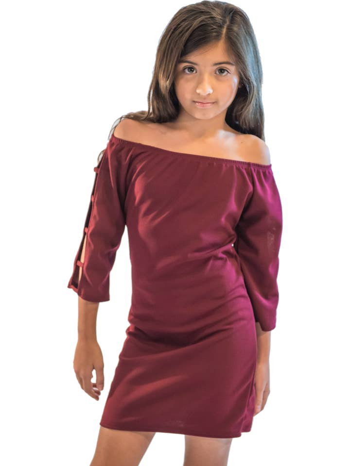 Cheryl Creations Kids – Engroshandel Kjole - Børn – Børn Fra Skulderstigen Kjole