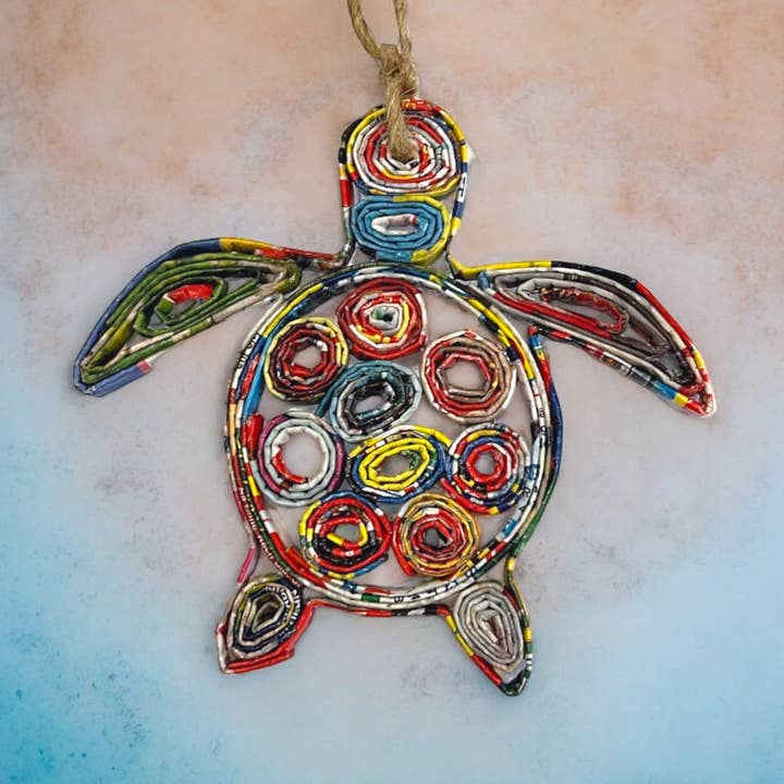 Adorno Tortuga - Papel reciclado para venta al por mayor de The Upcycled Paper Company
