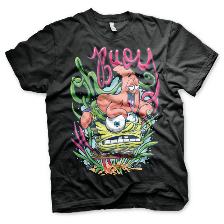 Hybris Production AB – Großhandel T-Shirt mit Siebdruck – Unisex – SpongeBob Oh Junge T-Shirt