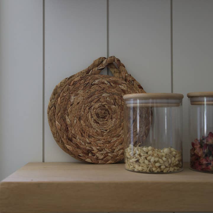 Fodory - Wholesale Trivet - Round Woven Natural Trivets with Handle6