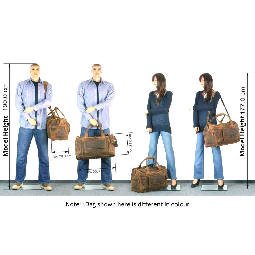 Greenwood Leather - Wholesale Weekender Bag - Men's - Large Leather Weekender Bag - Casual Vintage Look22