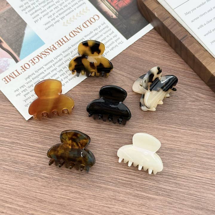 LoveLina - Wholesale Hair Clip - Women's - Mini Marble Tortoise Claw Clips (DANJI)0