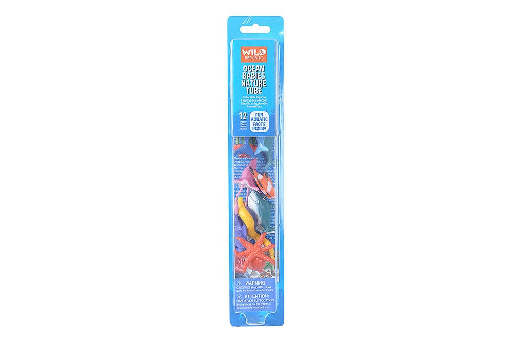 Wild Republic - Wholesale Toy Set - Kids - Nature Tube Ocean Baby 13"