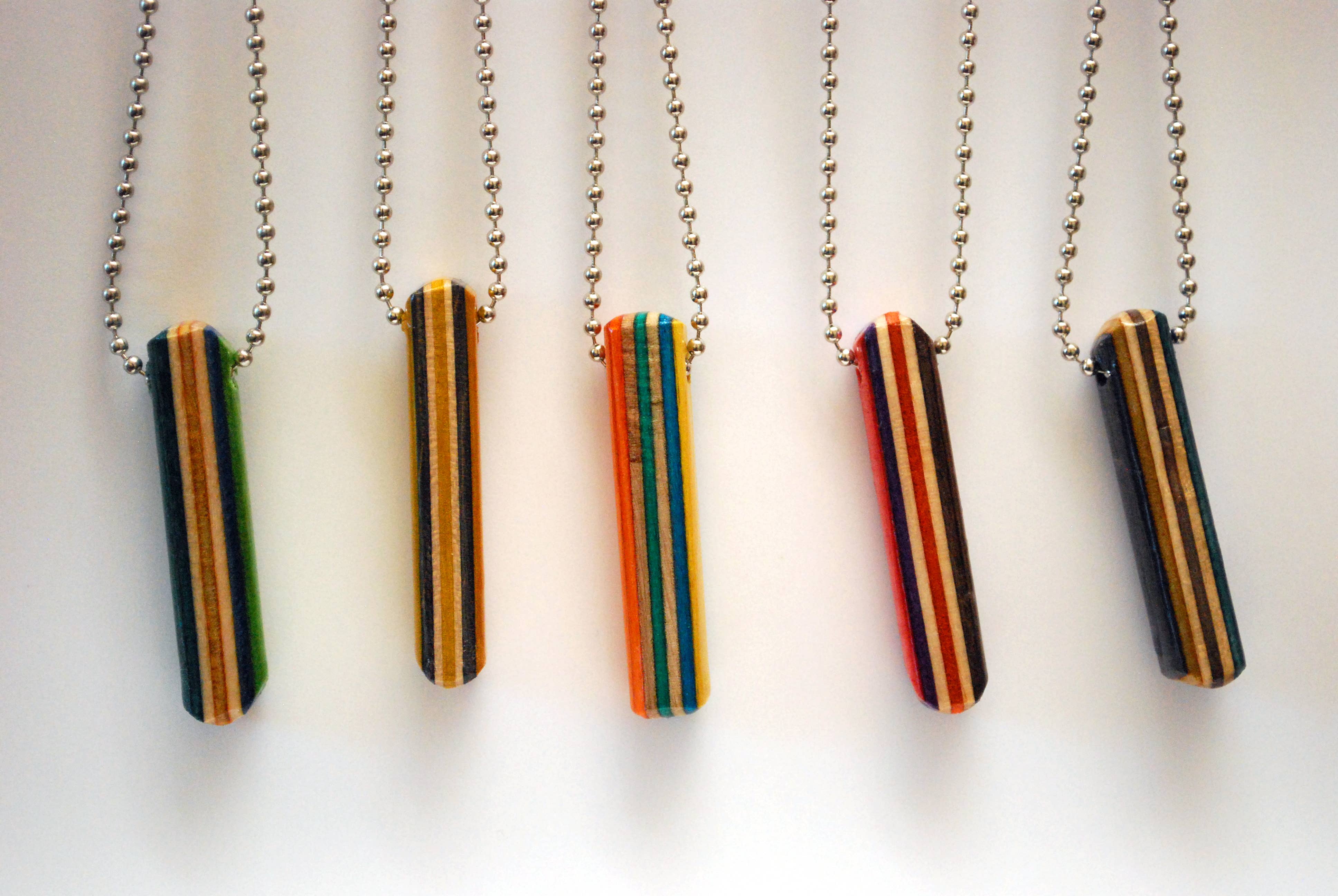 Upcycled Luggage Tag Necklace 