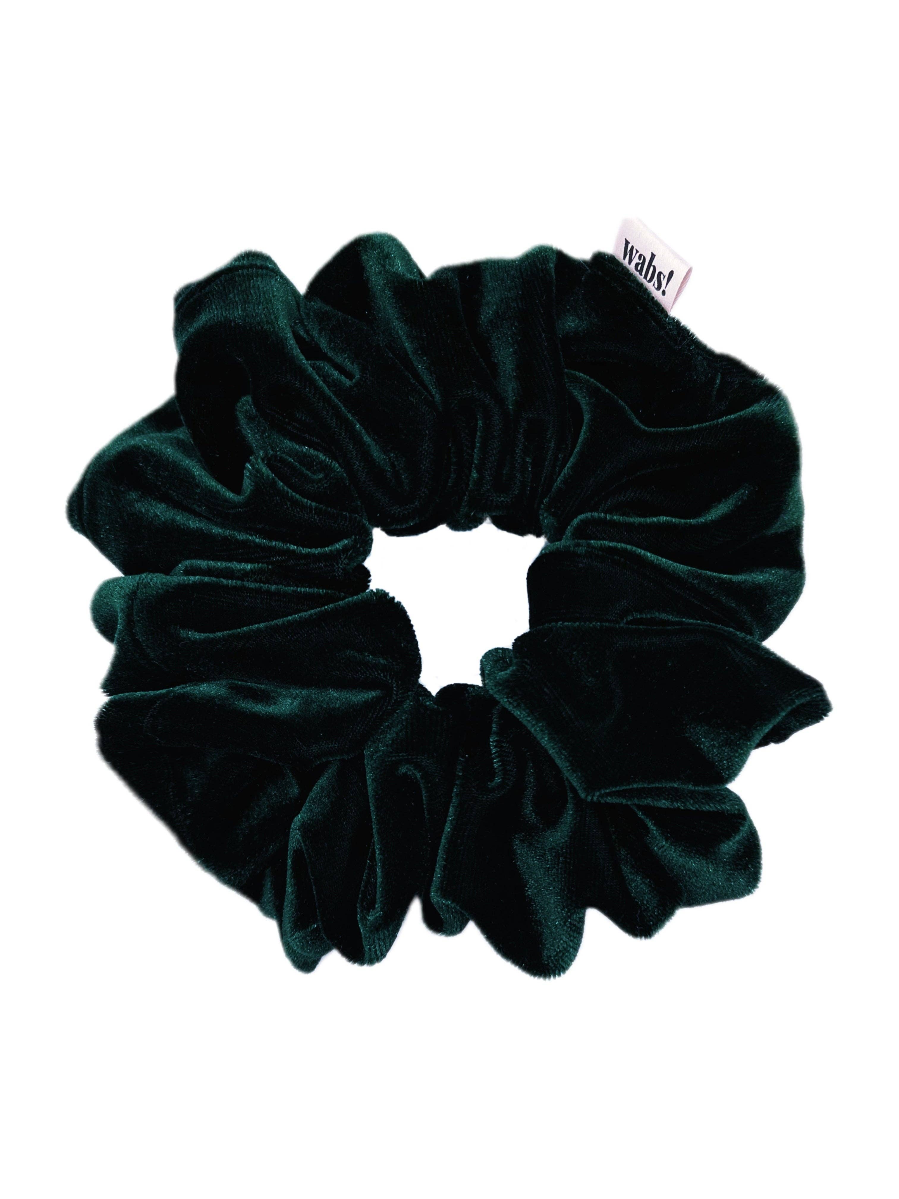 What a bun! - Wholesale Scrunchie - Women's - Waldgrünes Samt-Haargummi0