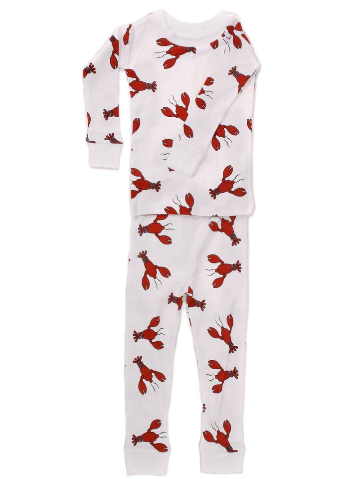 Lobster/Crawfish Organic Pajamas for wholesale by New Jammies