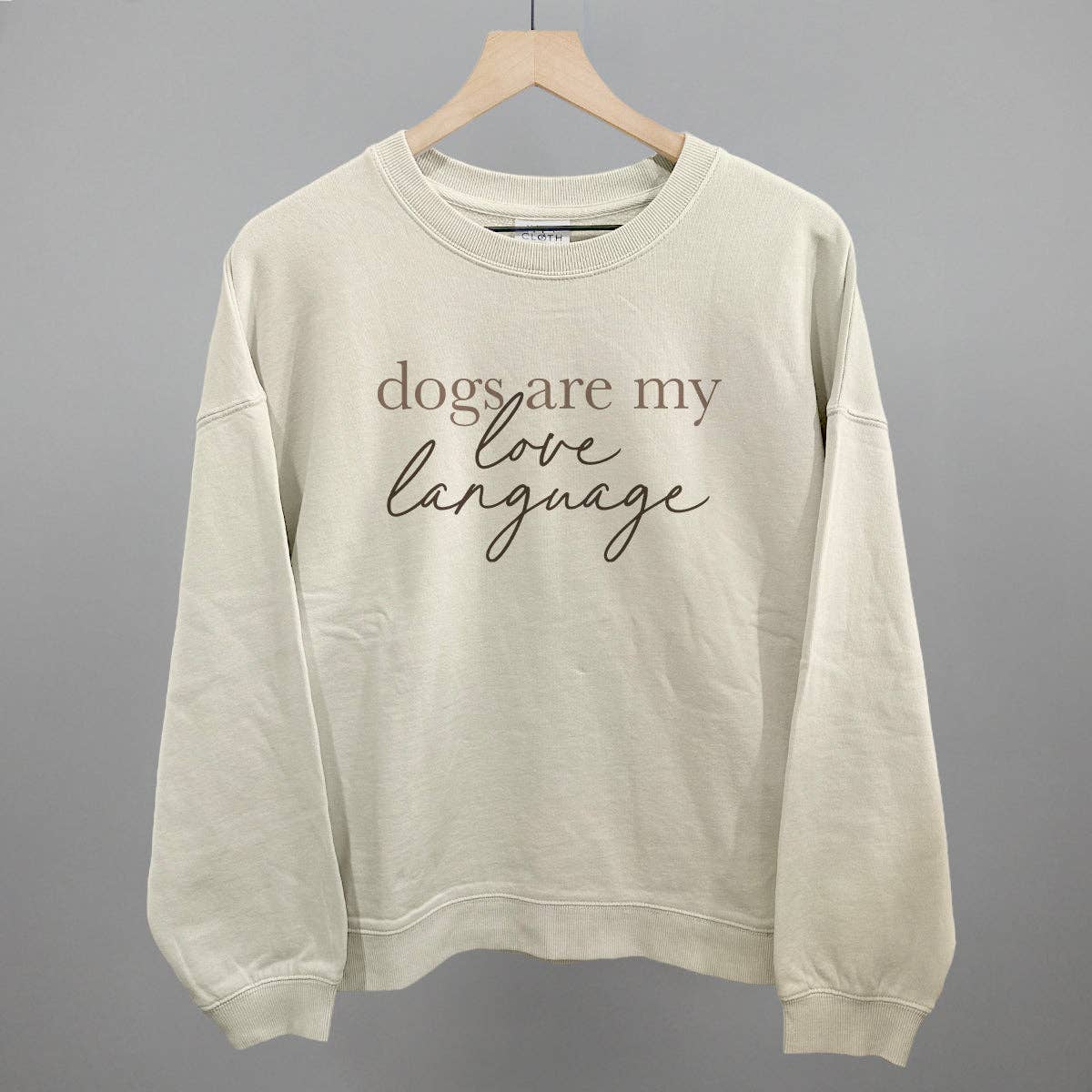 Ivy + Cloth - Wholesale Graphic Sweatshirt - Women's - Dogs Are My Love Language3