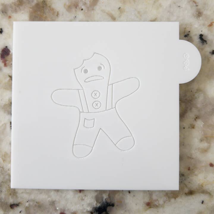 Cut Bake Stamp - Wholesale Biscuit cutter - Gingerbread Man Christmas Cookie Biscuit POPup Stamp1