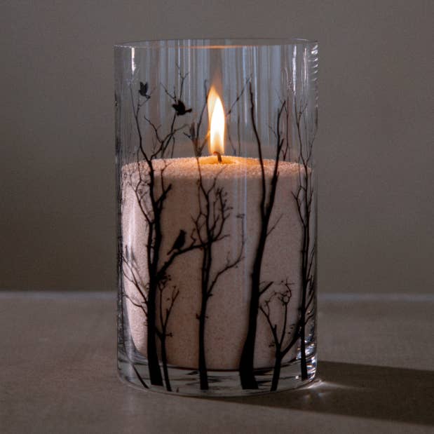 Vogue Candles Noir 8" Vase + 2 Lbs. Granules Bundle for wholesale by Vogue Candles