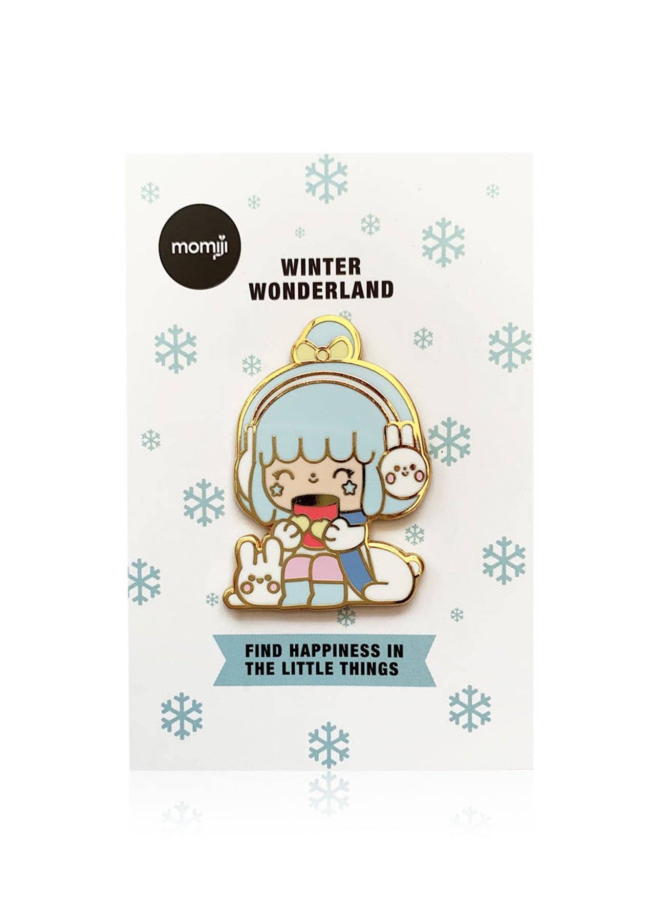 Momiji - Wholesale Lapel Pin/Button - Winter Wonderland Pin1