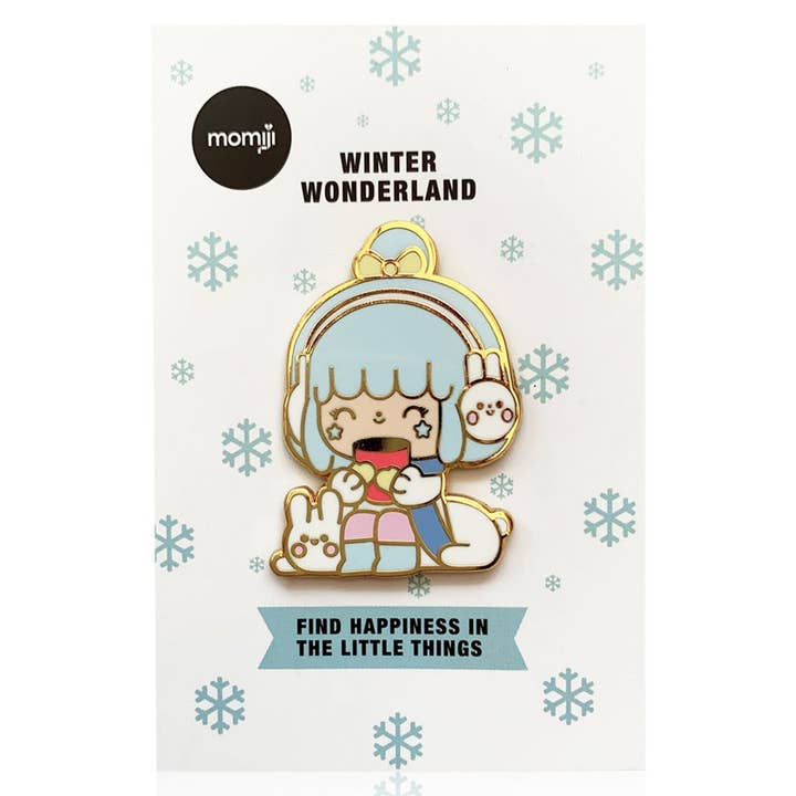 Momiji - Wholesale Lapel Pin/Button - Winter Wonderland Pin1
