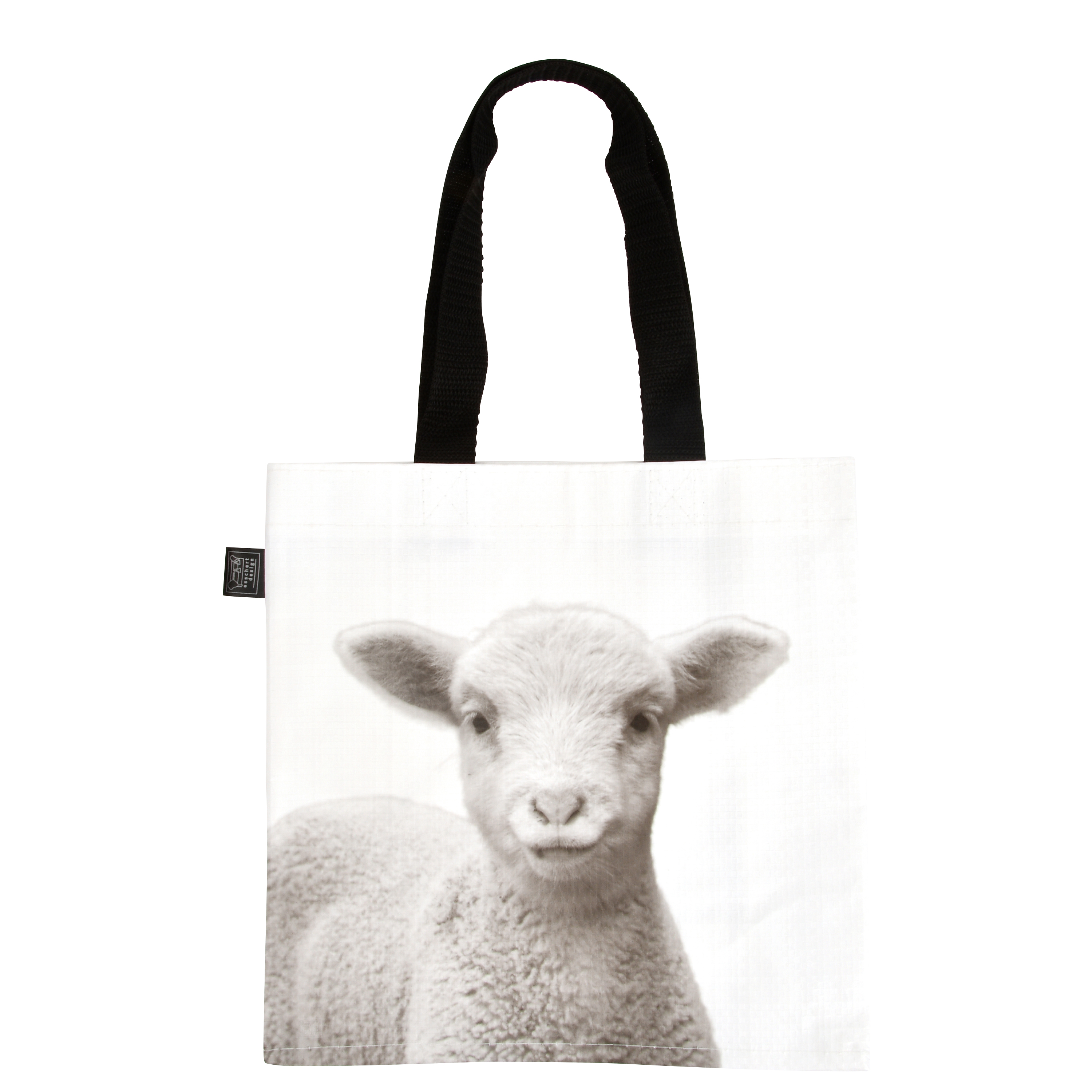 Esschert Design USA - Wholesale Grocery/Shopping Bag - Farm Animal Shopping Bag, Black/White, 4 Asst.4