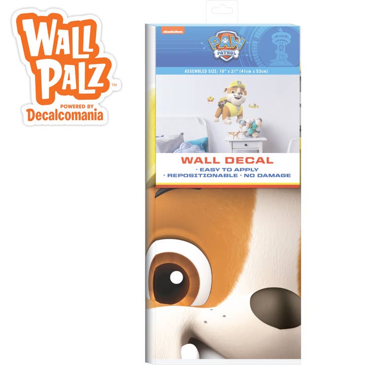 Nickelodeon Licensed Paw Patrol Rubble Wall Decal for wholesale by Decalcomania