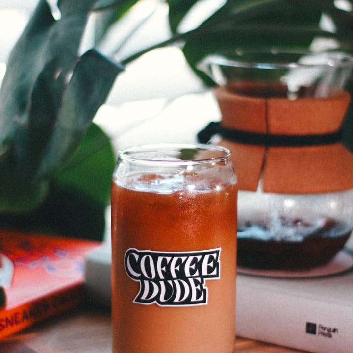 Coffee Dude Glass Can for wholesale by Coffee Dude