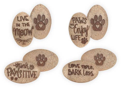 AngelStar - Wholesale Keepsake Coin/Token - Pawsitive Stone 48pc Assortment1