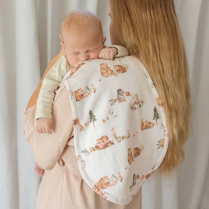 Björnar Ekologisk Bomull Rapduk för wholesale av Snuggle Hunny