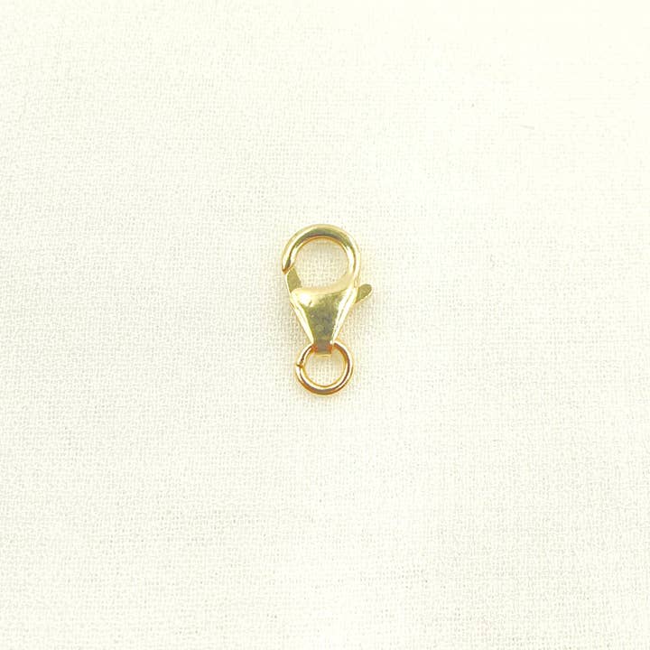 0014TC2WR14KY. Fecho de Gatilho em Ouro Maciço 14K 10mm por atacado de Jewels & Chains