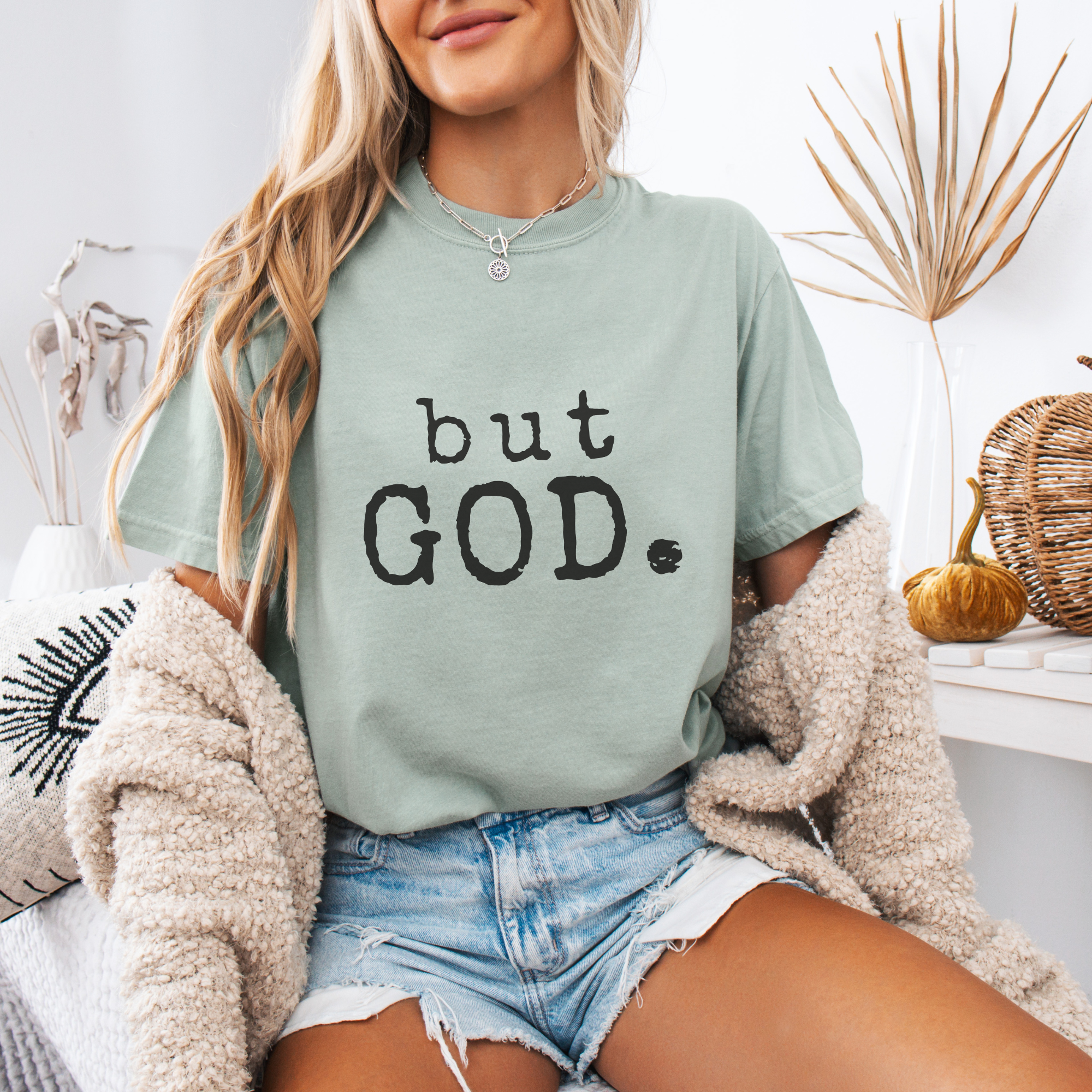 Trendznmore - Modern Graphic Apparel - Wholesale Screen Printed T-Shirt - Women's - but GOD. Graphic Tee2