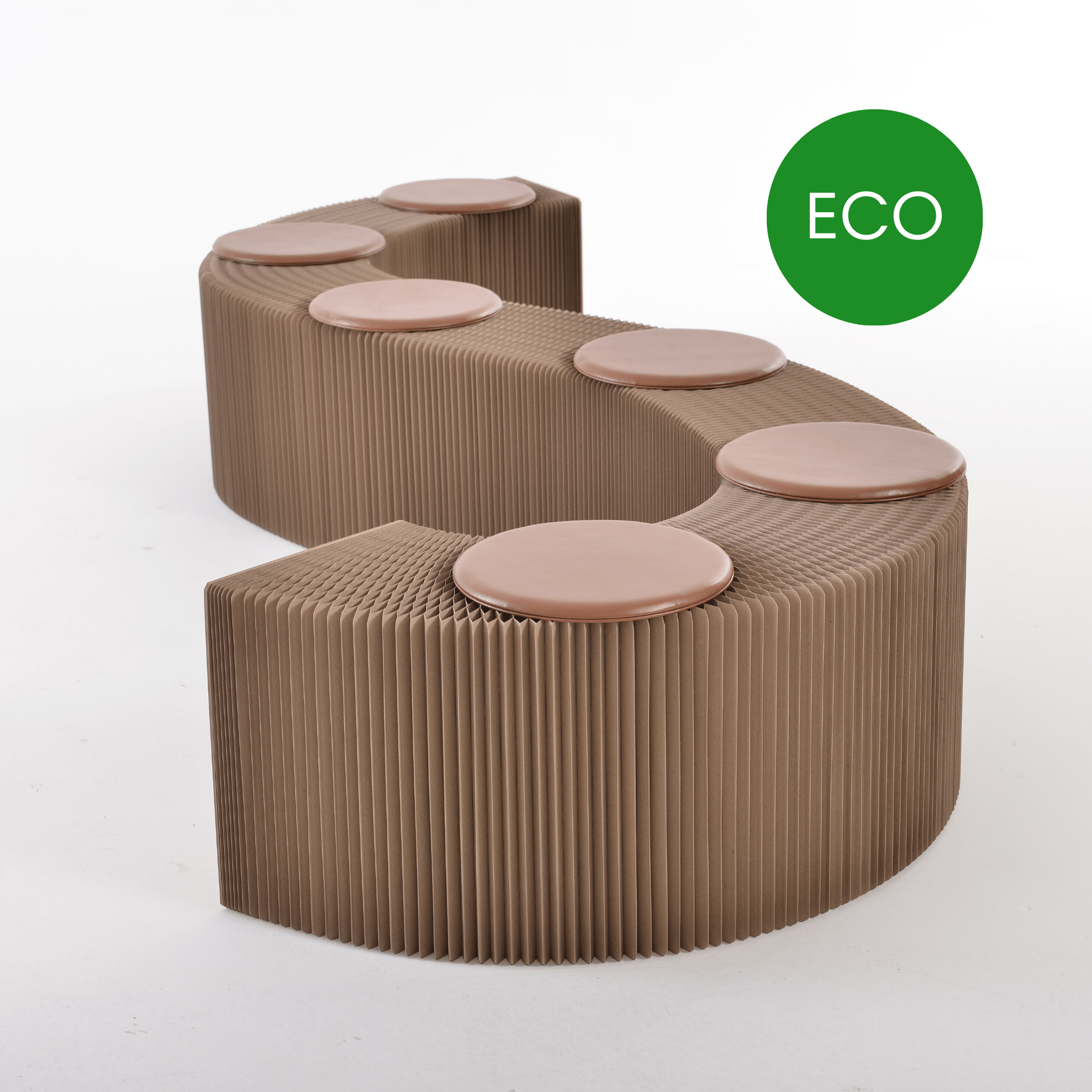 Paper Lounge – Großhandel Bänke – Klappbare Sitzbank aus recyceltem Papier2