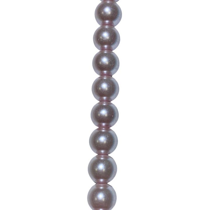 10mm Glass Pearl - Round/ Smooth for wholesale by The Bead District