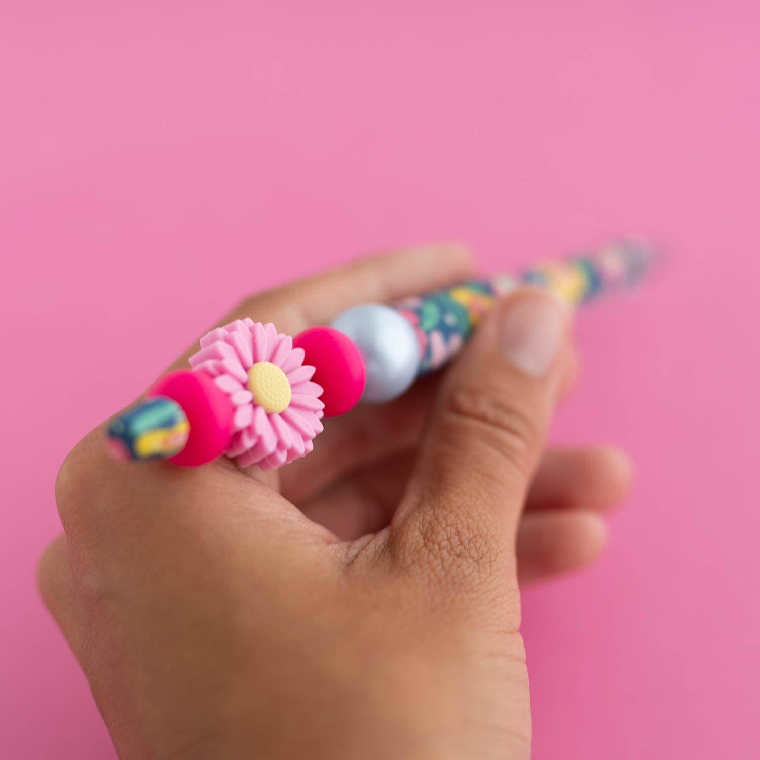 Cara & Co Silicone Craft Supply - Wholesale Pen - Beadable Plastic Printed Pens9