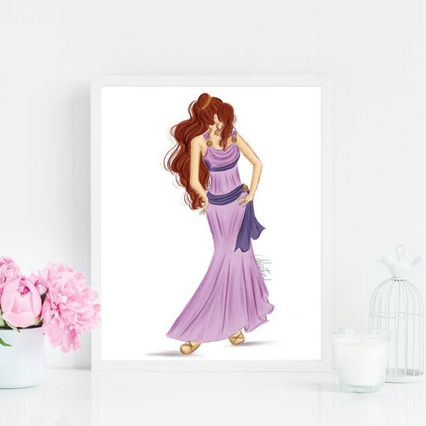 Greek Princess, Princess Fashion Illustration for wholesale by PLTStudio