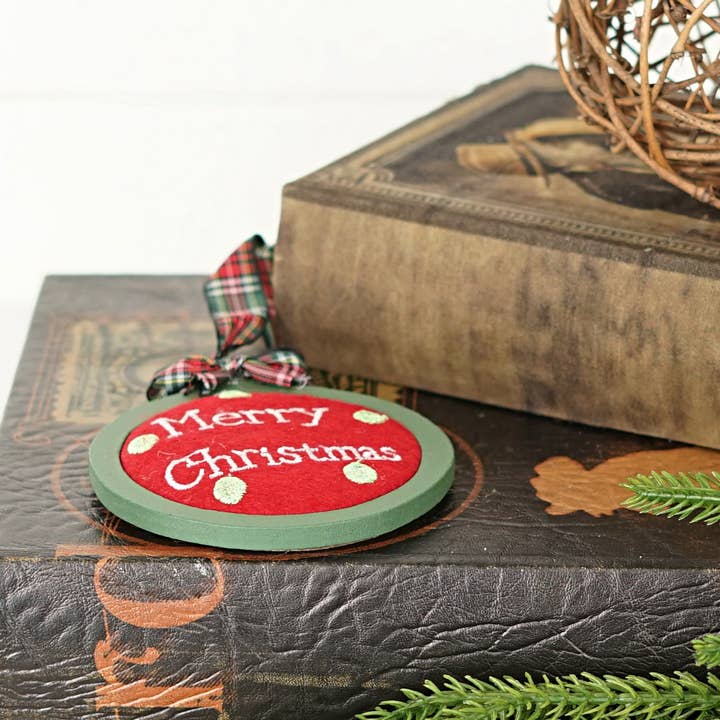 Impressive Enterprises, Inc. - Wholesale Ornament - M2628- Tis The Season Gingham Ball Ornaments- 3.5"2