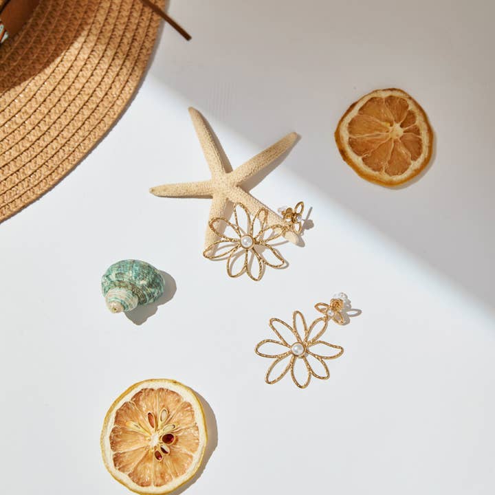 Gold Earrings - Kimari for wholesale on Faire1