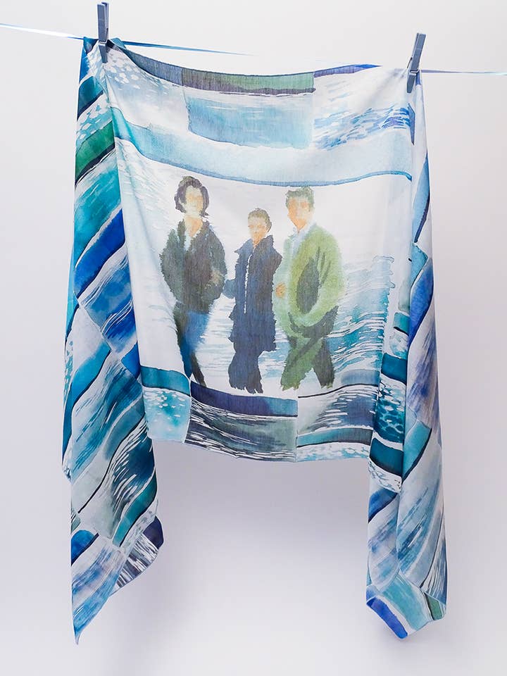 Colorfull scarf - César and Rosalie for wholesale by Bleu tango