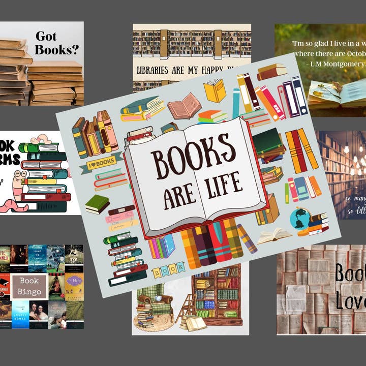 Book Postcard Bundle - Pack of Ten for wholesale by Piles of Postcards
