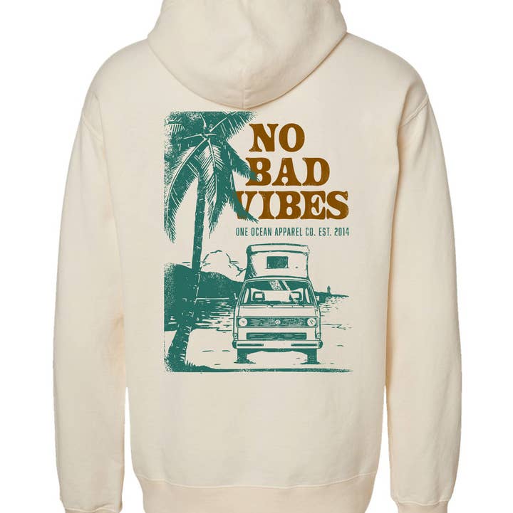 One Ocean Apparel Co.. - Wholesale Hoodie - Unisex - No Bad Vibes Van Hoodie