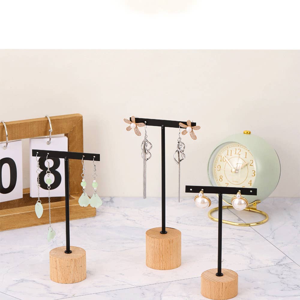 Domoflor s.l - Wholesale Jewelry Stand & Display - T stand pending sets of three1