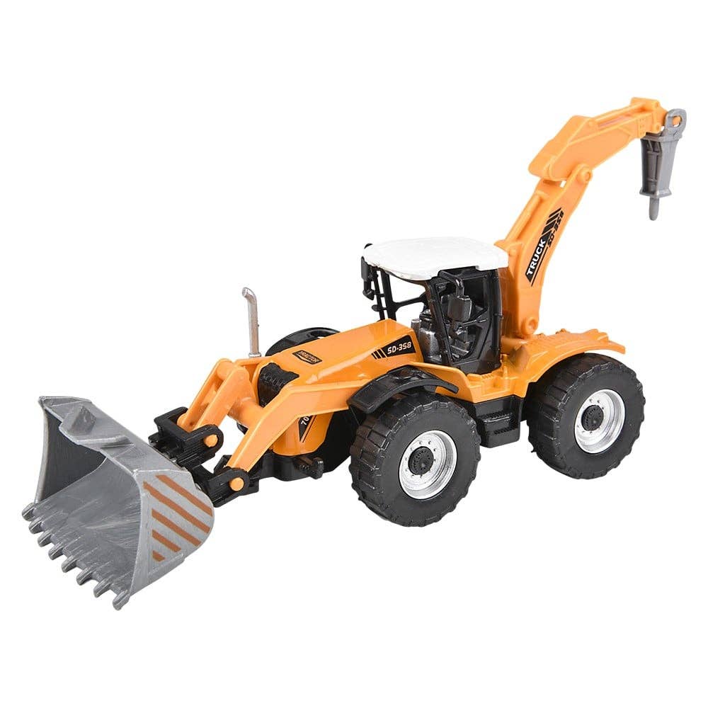 La Luna Bella - Toys - Wholesale Speelgoedauto /vrachtwagen - Kinderen - 7" DIE-CAST PULL BACK LANDBOUWTRACTORASSORTIMENT LLB autospeelgoed6