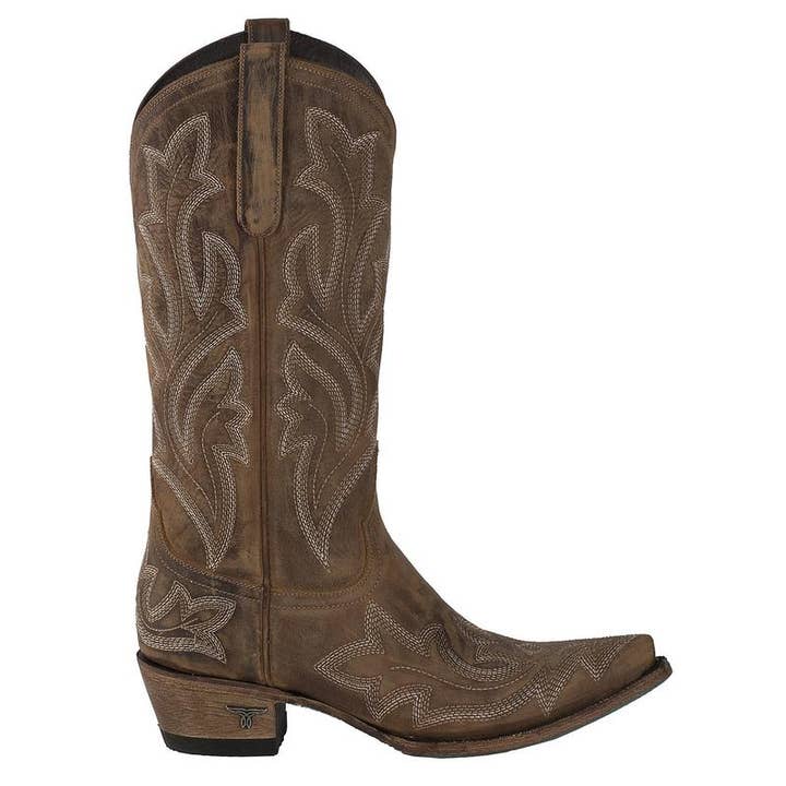 JPC Equestrian - Wholesale Cowboy Boots - Women's - Lane Ladies Burnt Caramel Saratoga Western Boot