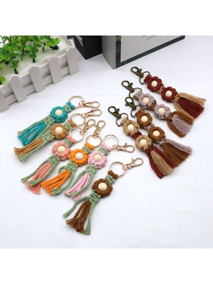 Keypus - Porte-clés Fleur Charm pour Sac pour la vente par WEST AUSSIE SUPPLIES