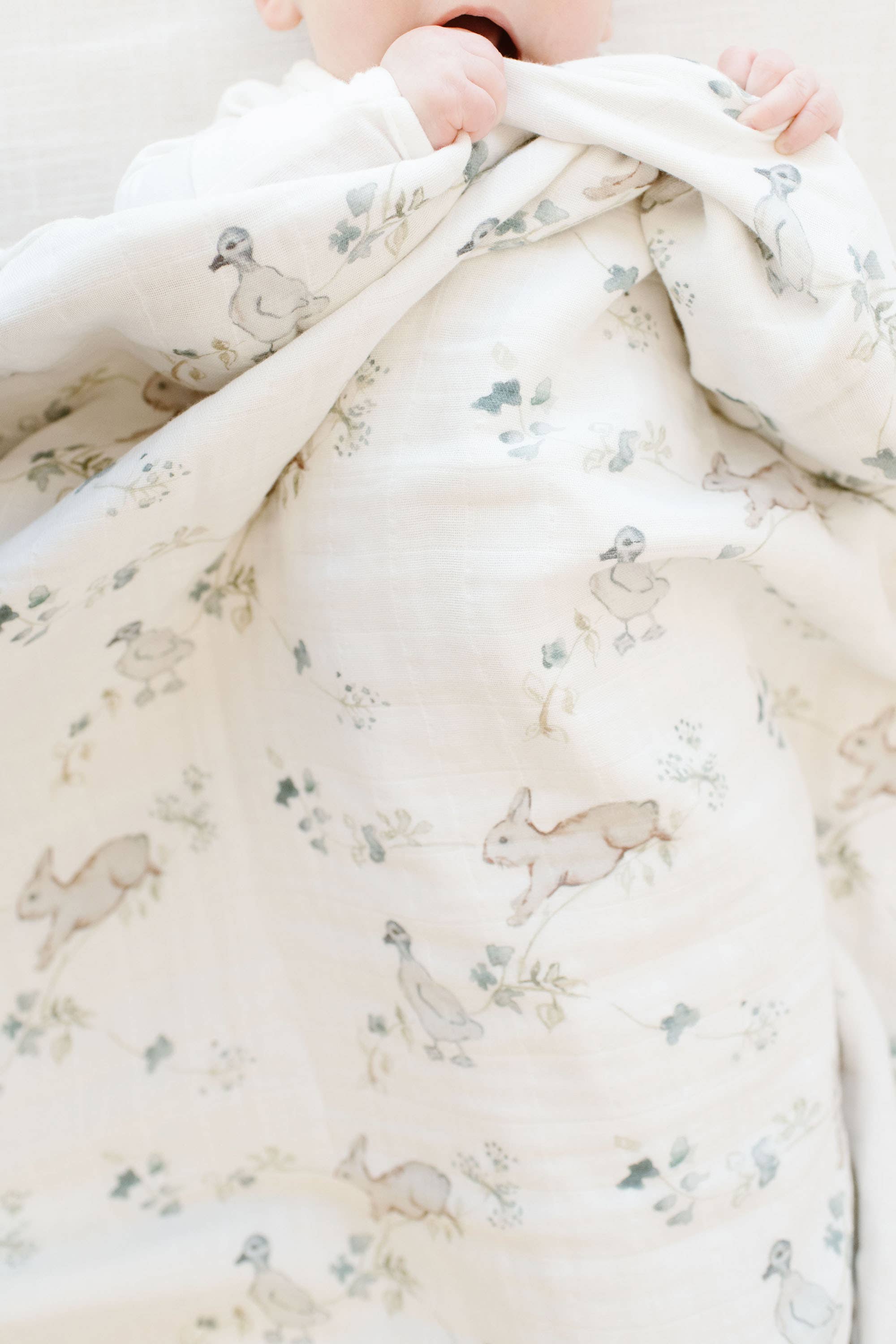 Fawn & Foster - Wholesale Quilt - Kids & Baby - Organic Muslin Gauze Quilt Baby Blanket | Ivy Hollow Bunny5