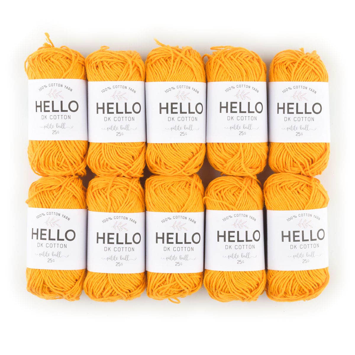 Creative World of Crafts – wholesale Garn – HEJ 100% bomull 25g Amigurumi garn förpackning med 10 bollar20