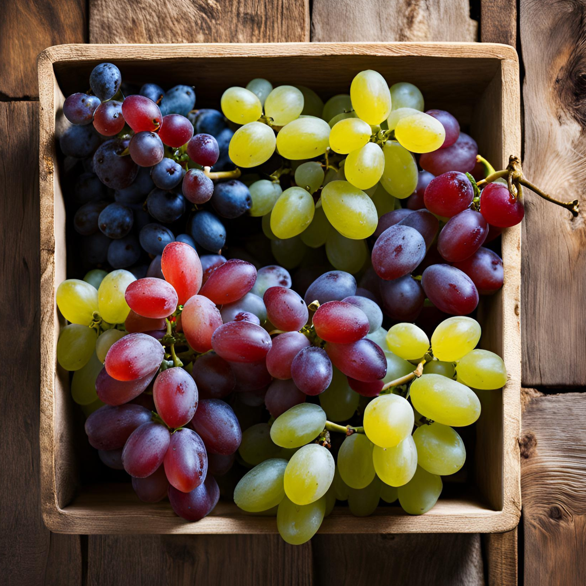 Oasis of Life - Wholesale Live Plant - Grapevine – 6 Vitis Vinifera plants – Mix of blue, red & white grapes – Hardy climbing plants for garden & balcony – Mediterranean atmosphere – Height 25–40cm – Ø9cm1