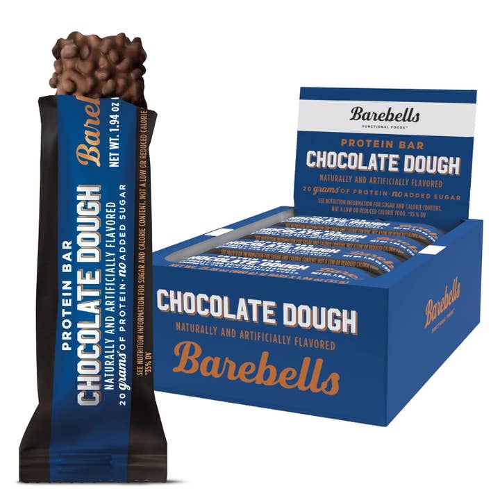 Barebells Protein Bars Chocolate Dough 1.94 oz 12 ct for wholesale by Long Island Candy Factory