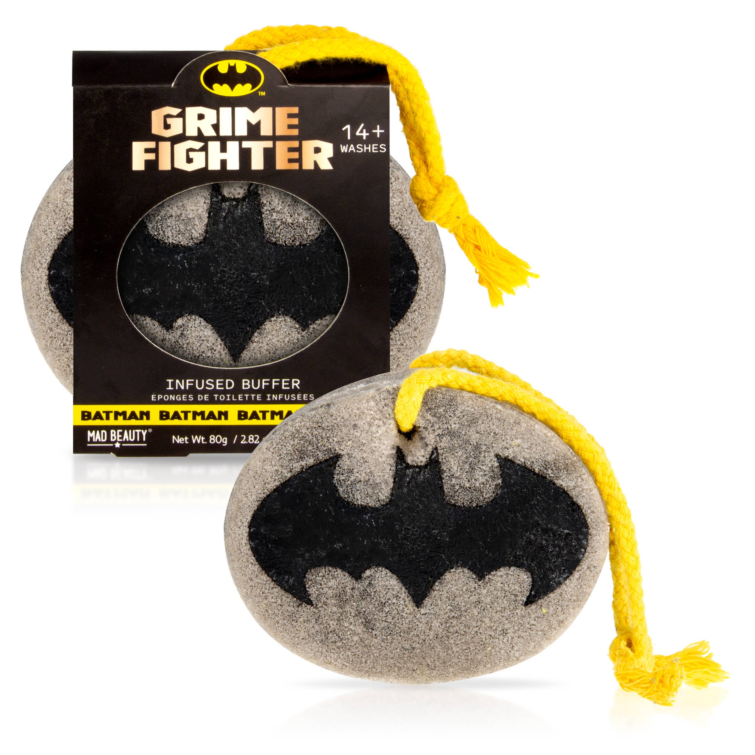 Mad Beauty – wholesale Bath pouf/sponge – Mad Beauty Warners Batman Infused Sponge1