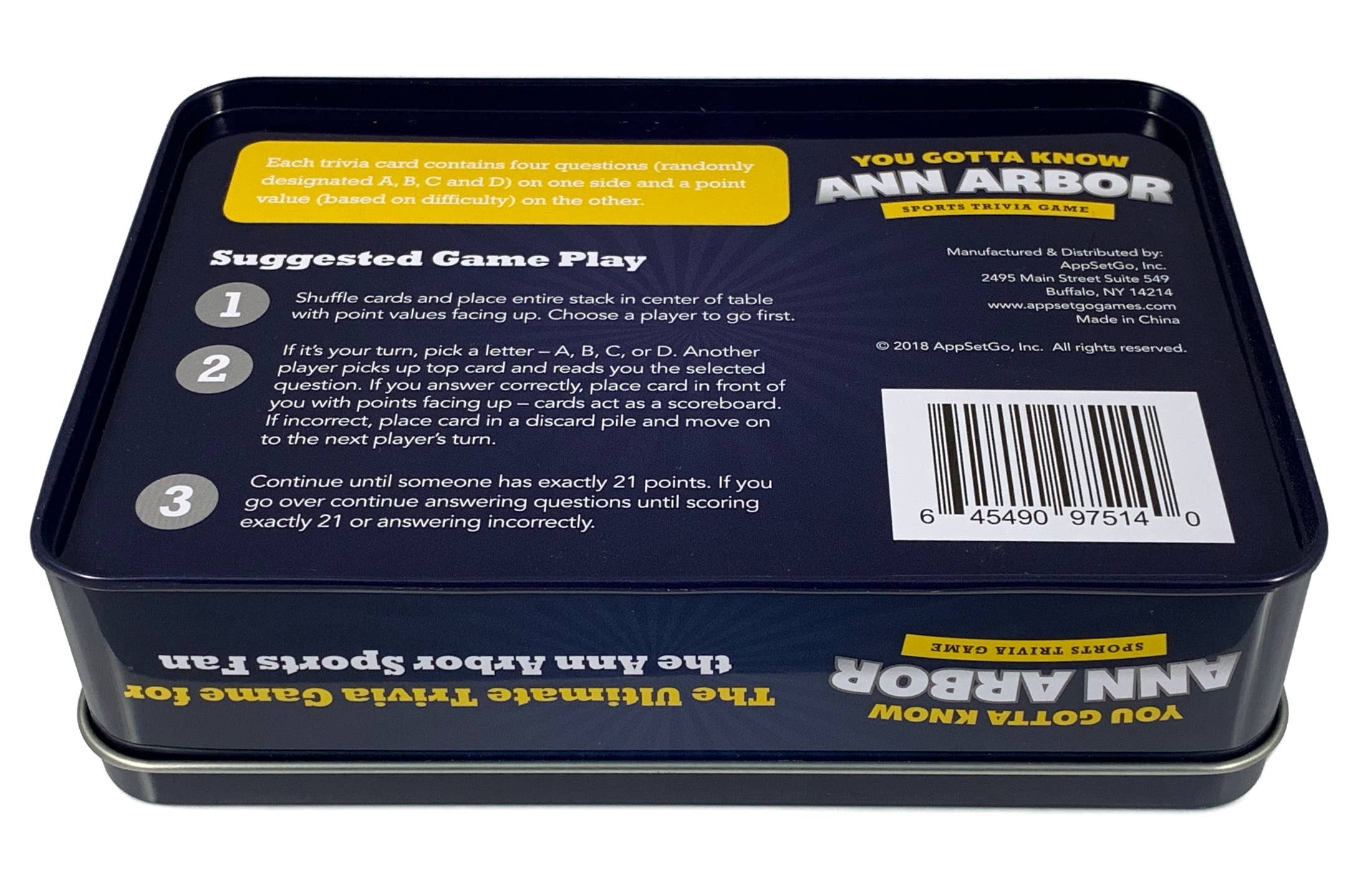 You Gotta Know Games - Wholesale Card Game - You Gotta Know Ann Arbor - Sports Trivia Game (12)2