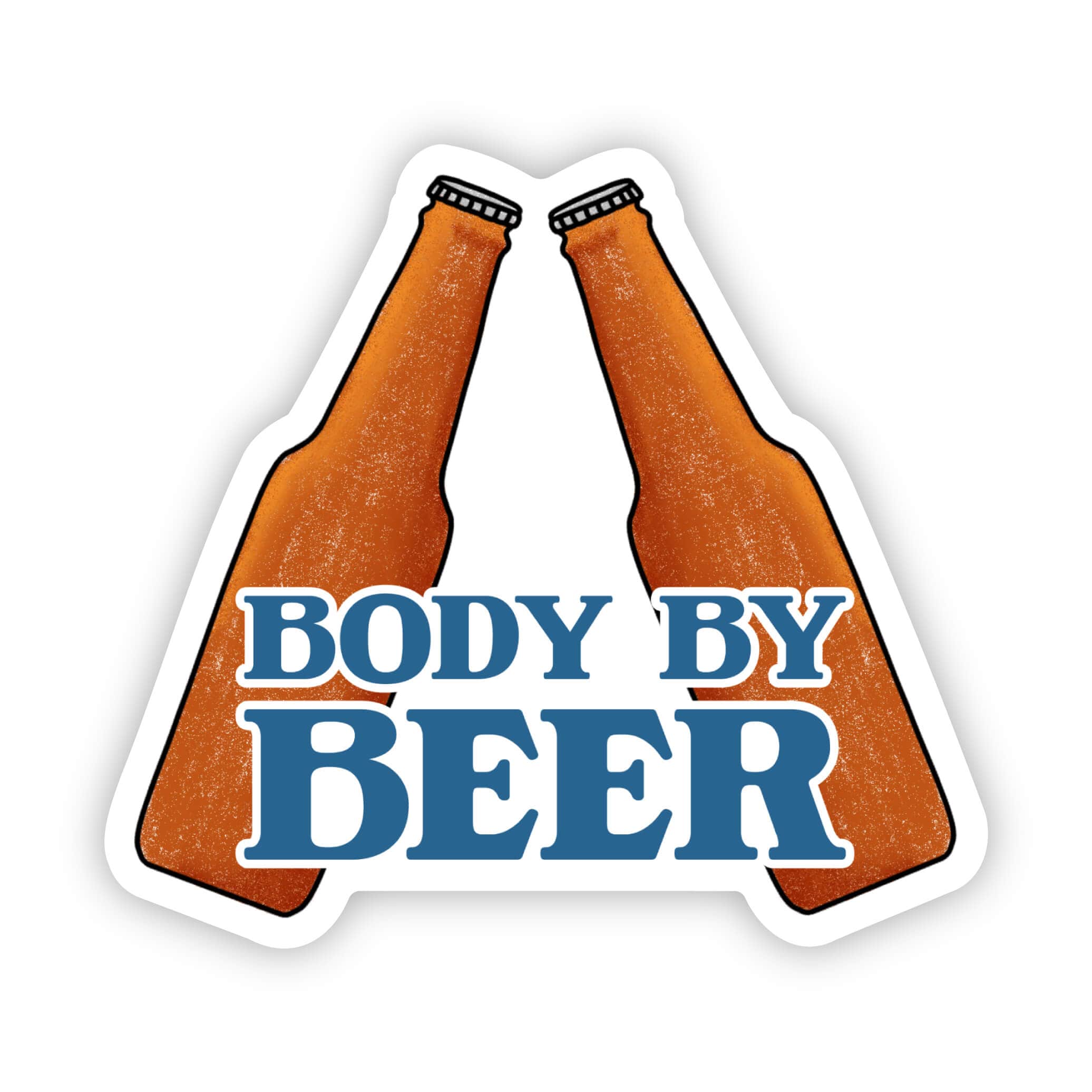 Big Moods - Wholesale Sticker - "Body by beer" sticker0