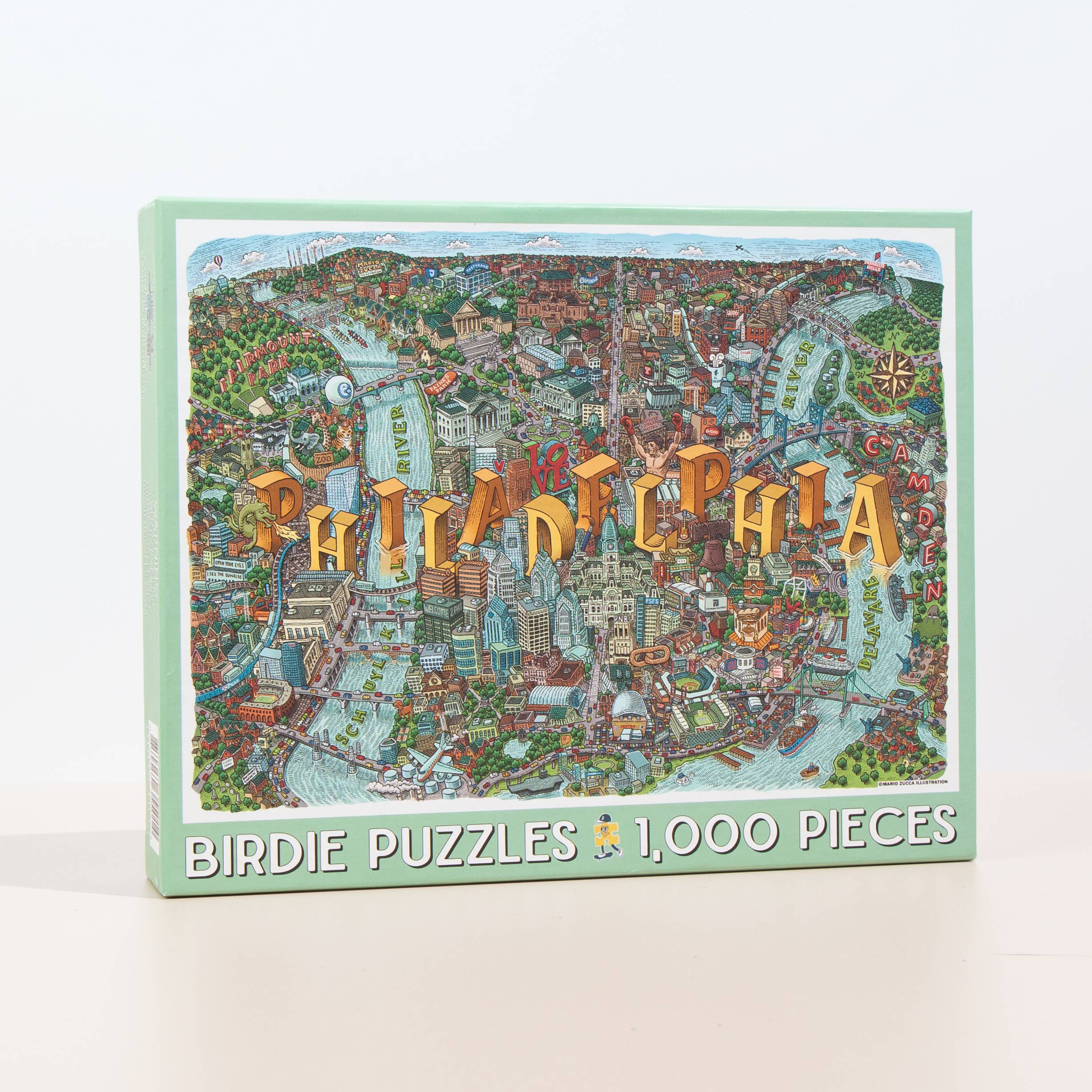 Birdie Puzzles - Wholesale Puzzel - Volwassene - Philadelphia | Puzzel van 1000 stukjes2