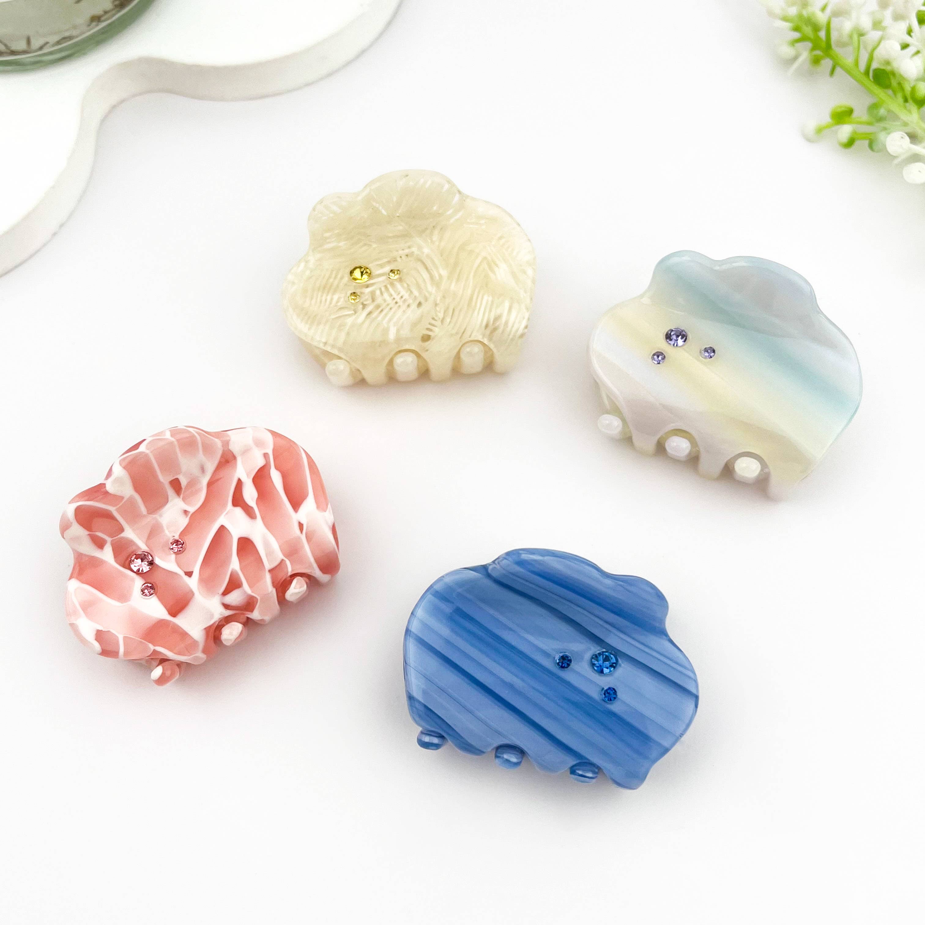 mildstyles - Wholesale Hair Clip - Women's - Dreamy Rhinestone Cloud Acetate Hair Claw Clip3