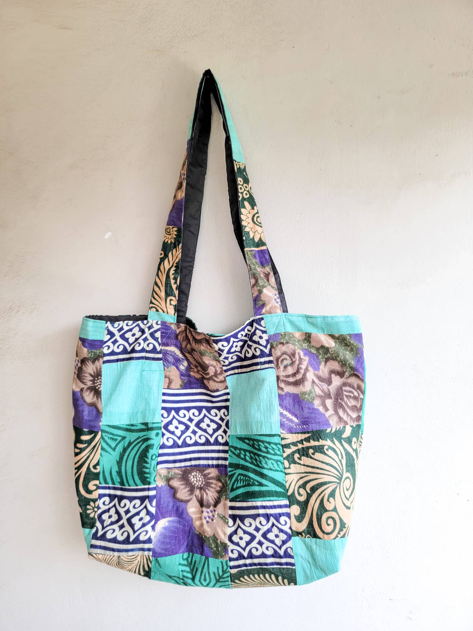Shakti.ism - Wholesale Tote Bag - Women's - Colourful Sari Patchwork Tote Bag, Fair Trade Market Shopper