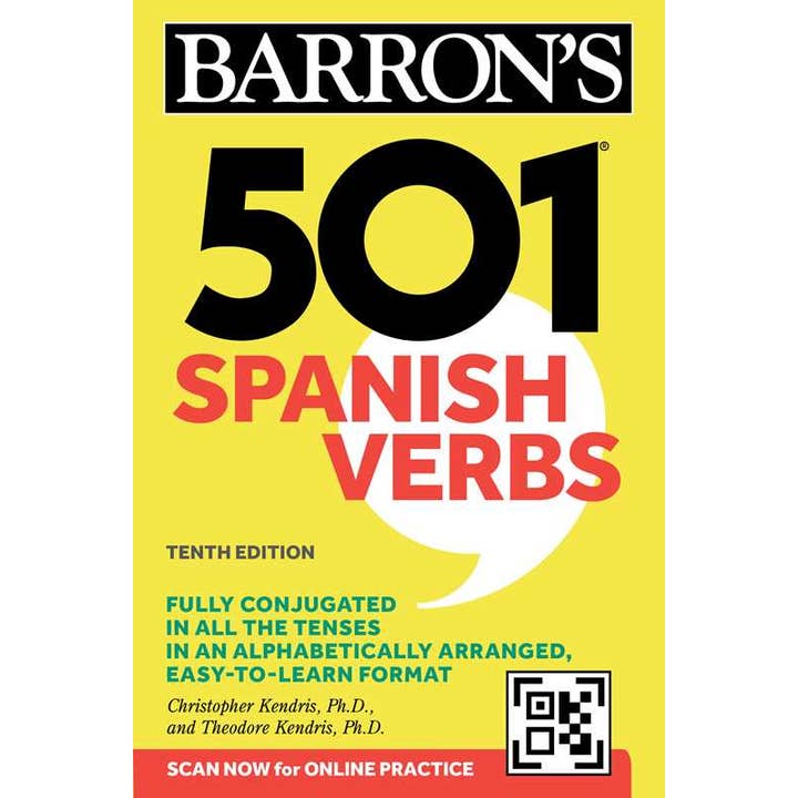 501 Spanish Verbs, Tenth Edition by Christopher Kendris for wholesale by Simon & Schuster
